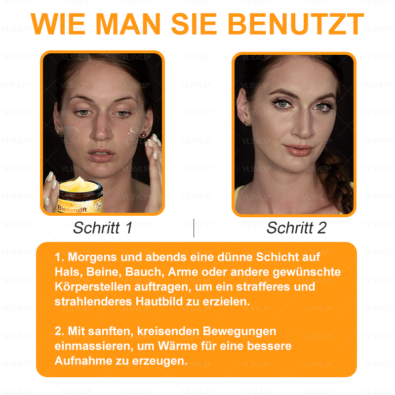 Hergestellt und versendet aus Deutschland ✨VLSVLS® BIENENGIFT Hautregenerationscreme 🔥 LETZTER TAG 80 % RABATT🌟