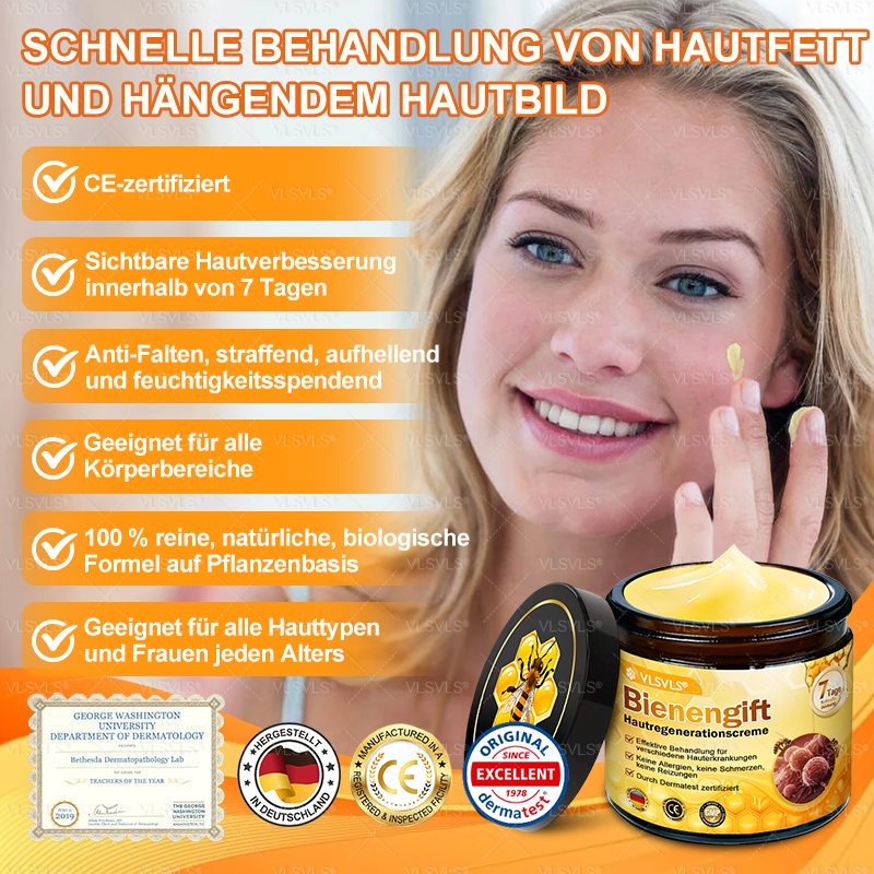 Hergestellt und versendet aus Deutschland ✨VLSVLS® BIENENGIFT Hautregenerationscreme 🔥 LETZTER TAG 80 % RABATT🌟