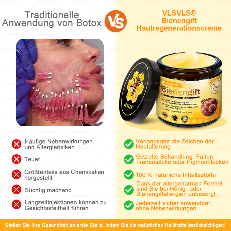 Hergestellt und versendet aus Deutschland ✨VLSVLS® BIENENGIFT Hautregenerationscreme 🔥 LETZTER TAG 80 % RABATT🌟